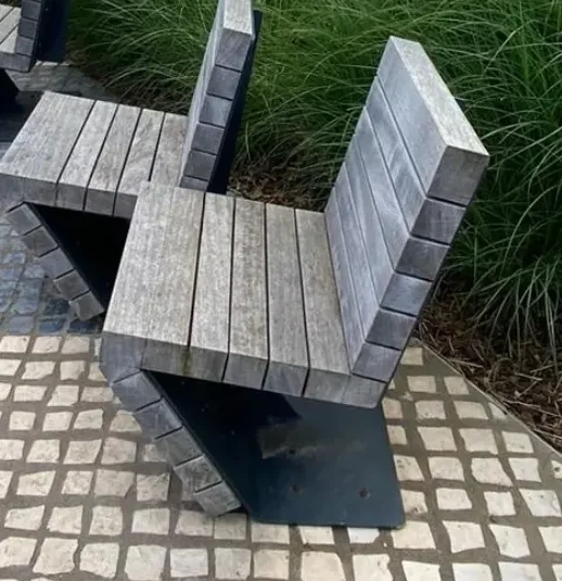 Metal benches